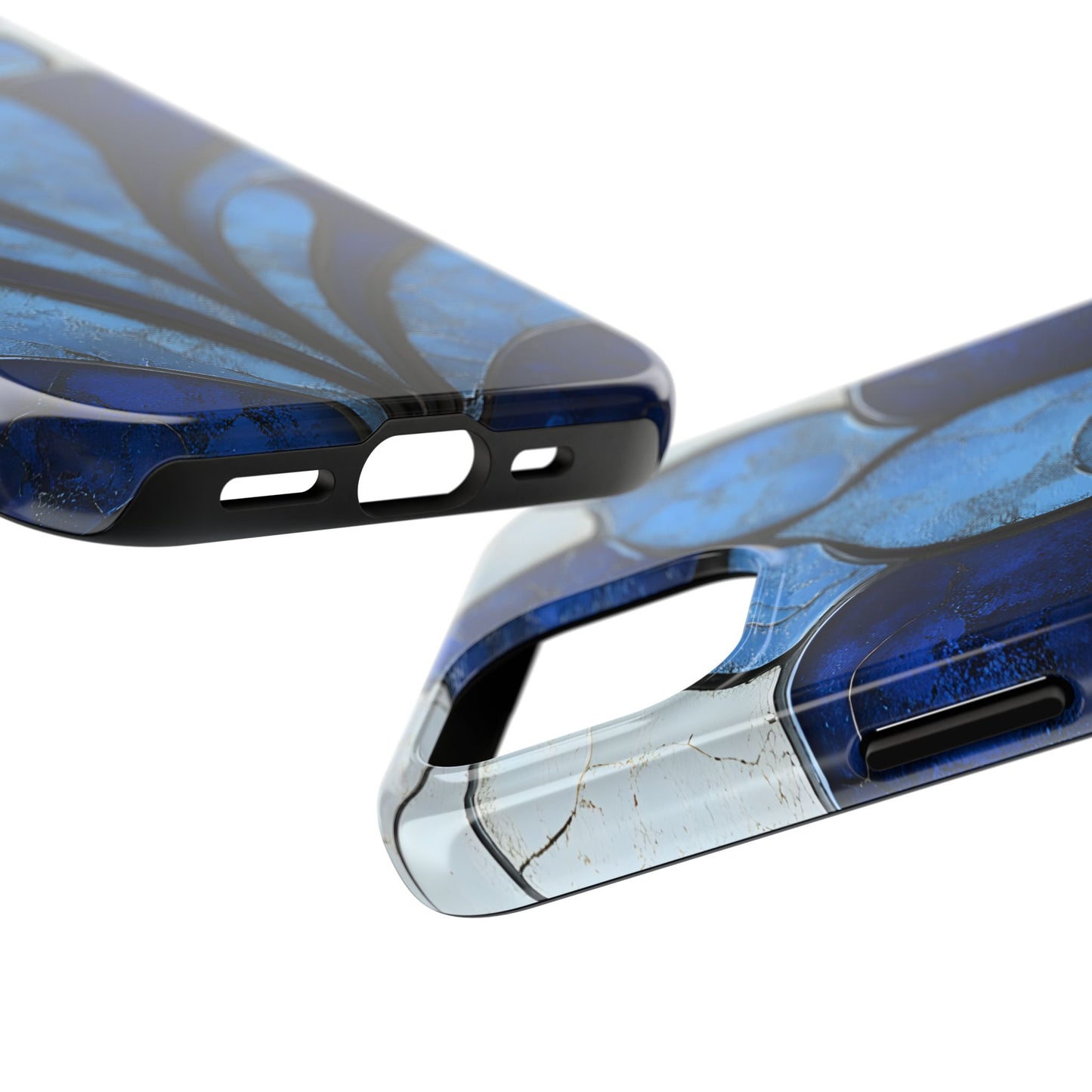 Blue Sapphire Art Deco Tough Phone Case