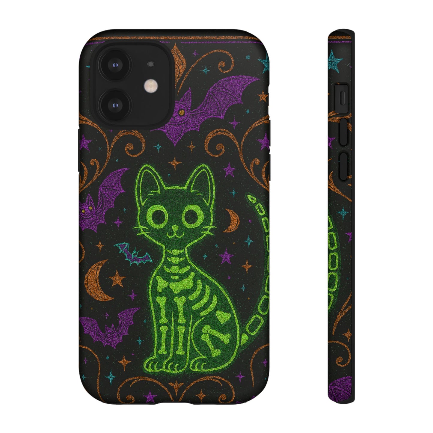 Skeleton Cat Phone Case