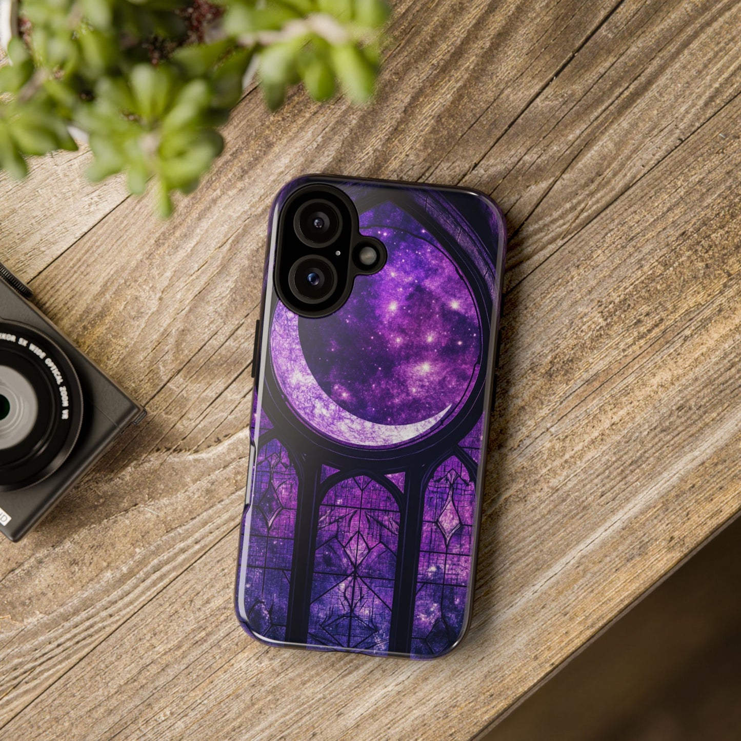 Purple Gothic Stained Glass Phone Cases