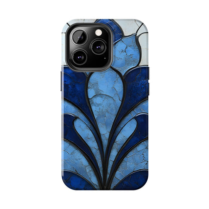 Blue Sapphire Art Deco Tough Phone Case