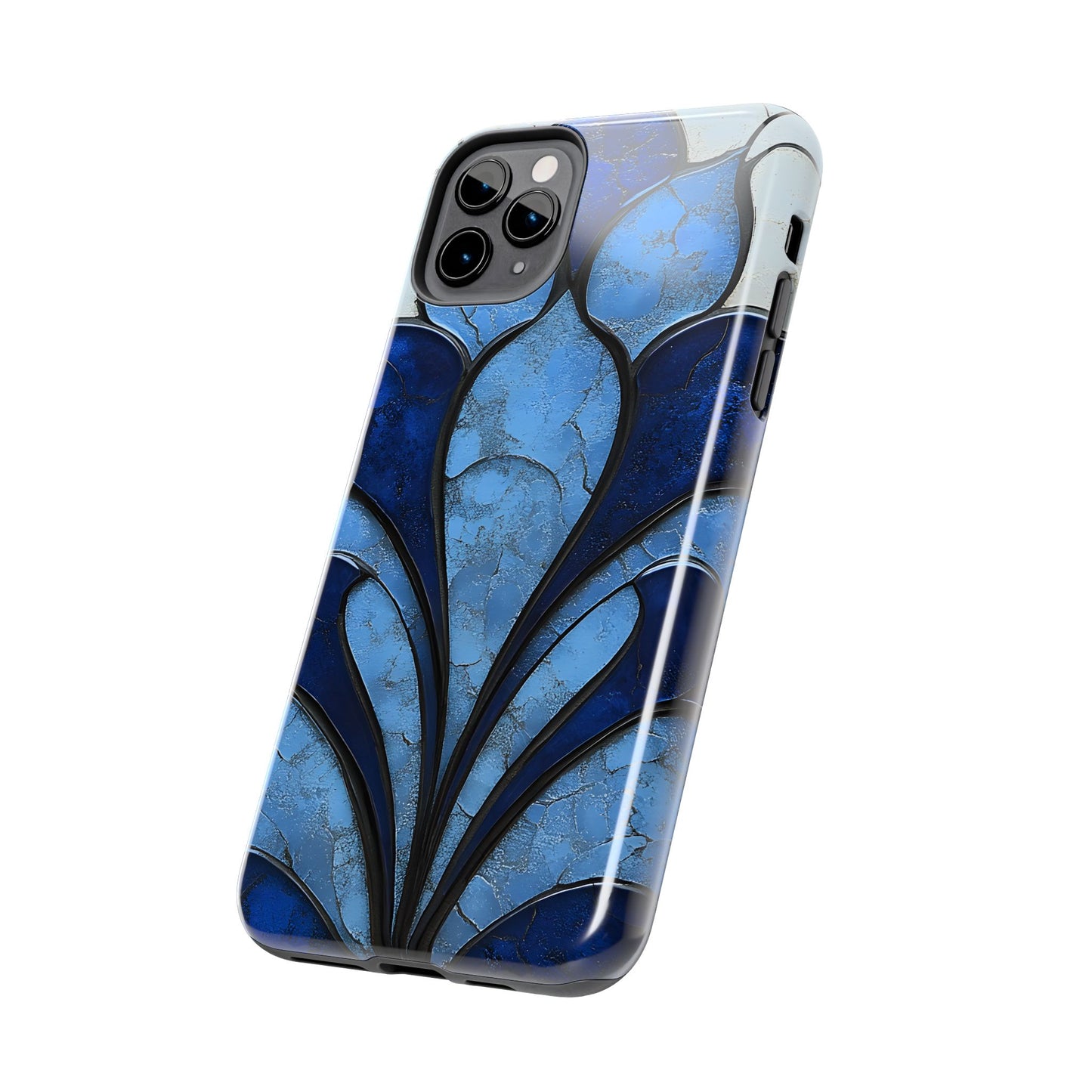 Blue Sapphire Art Deco Tough Phone Case