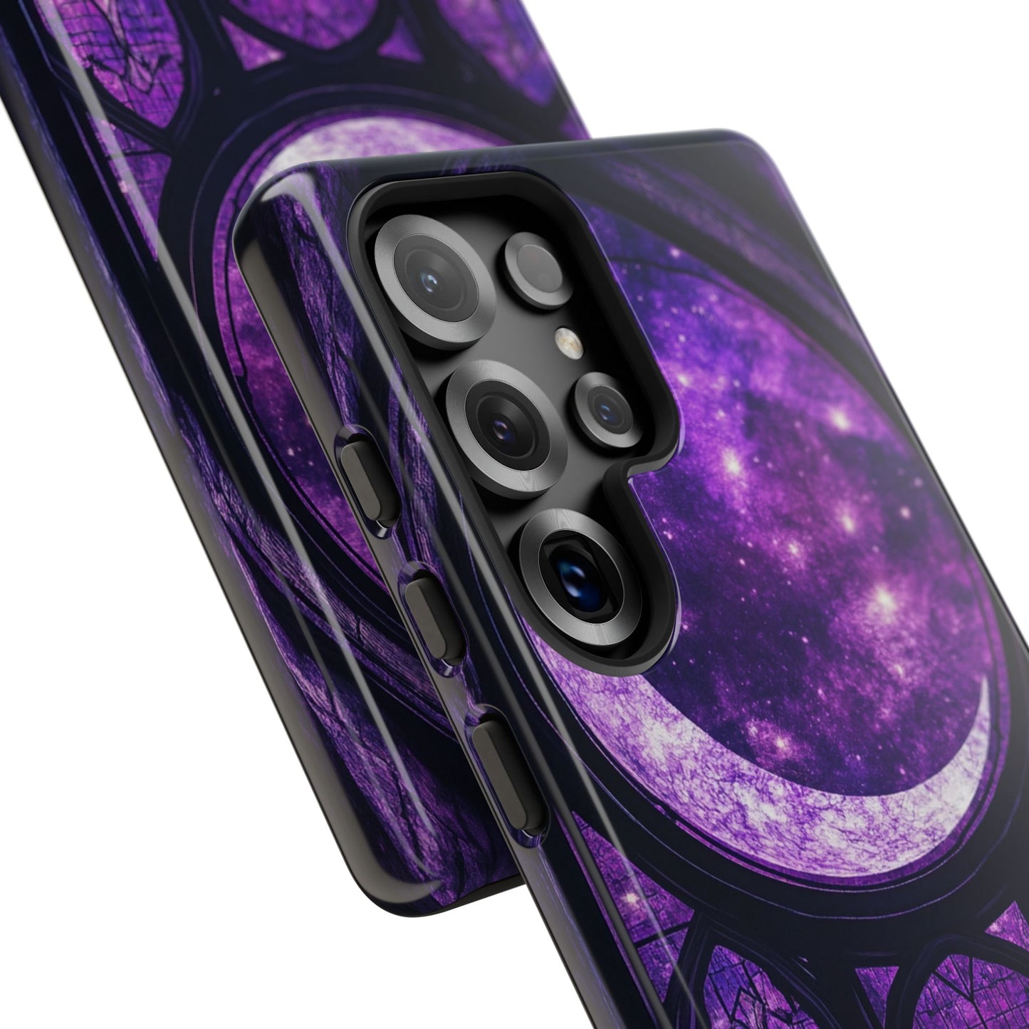 Purple Gothic Stained Glass Phone Cases