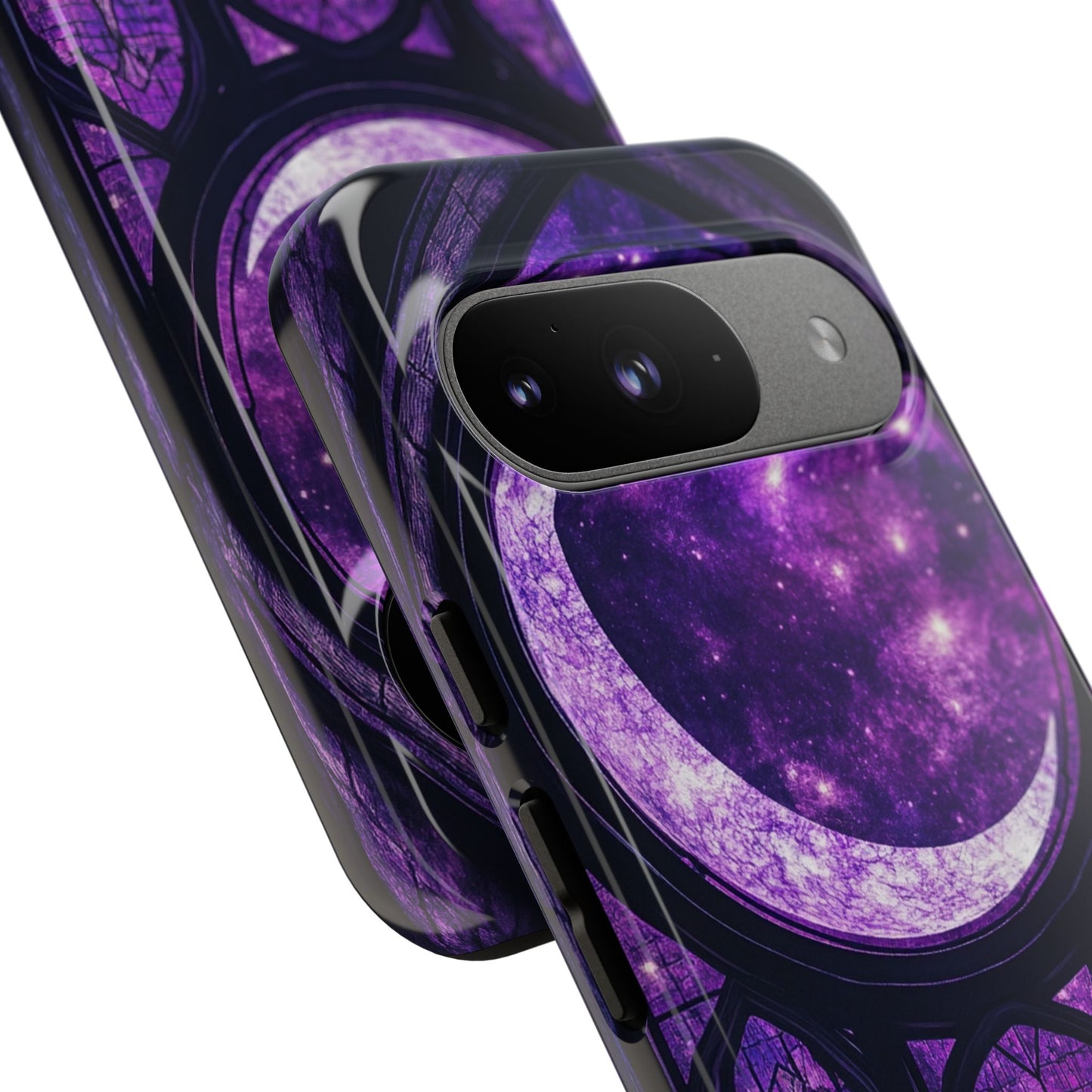 Purple Gothic Stained Glass Phone Cases