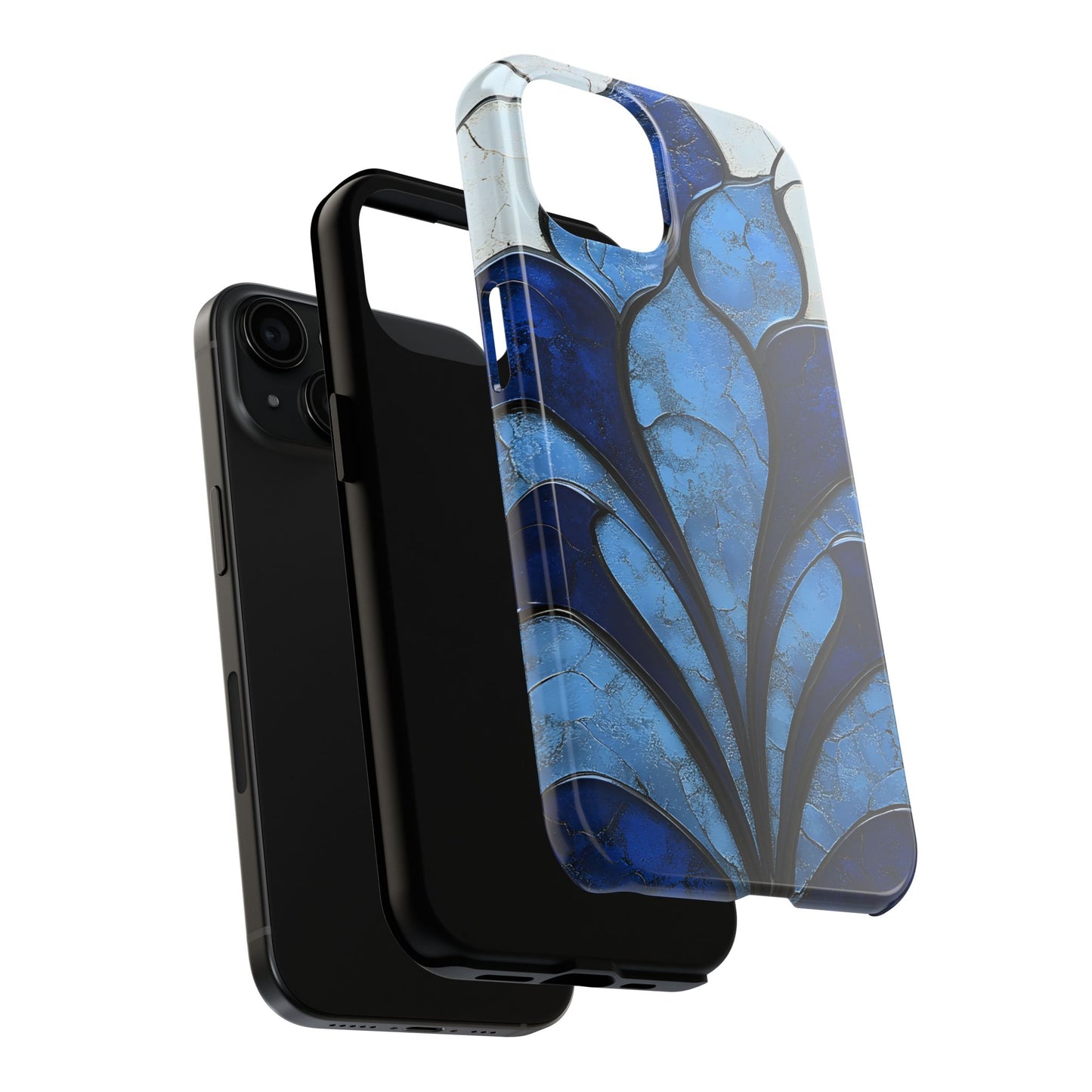 Blue Sapphire Art Deco Tough Phone Case