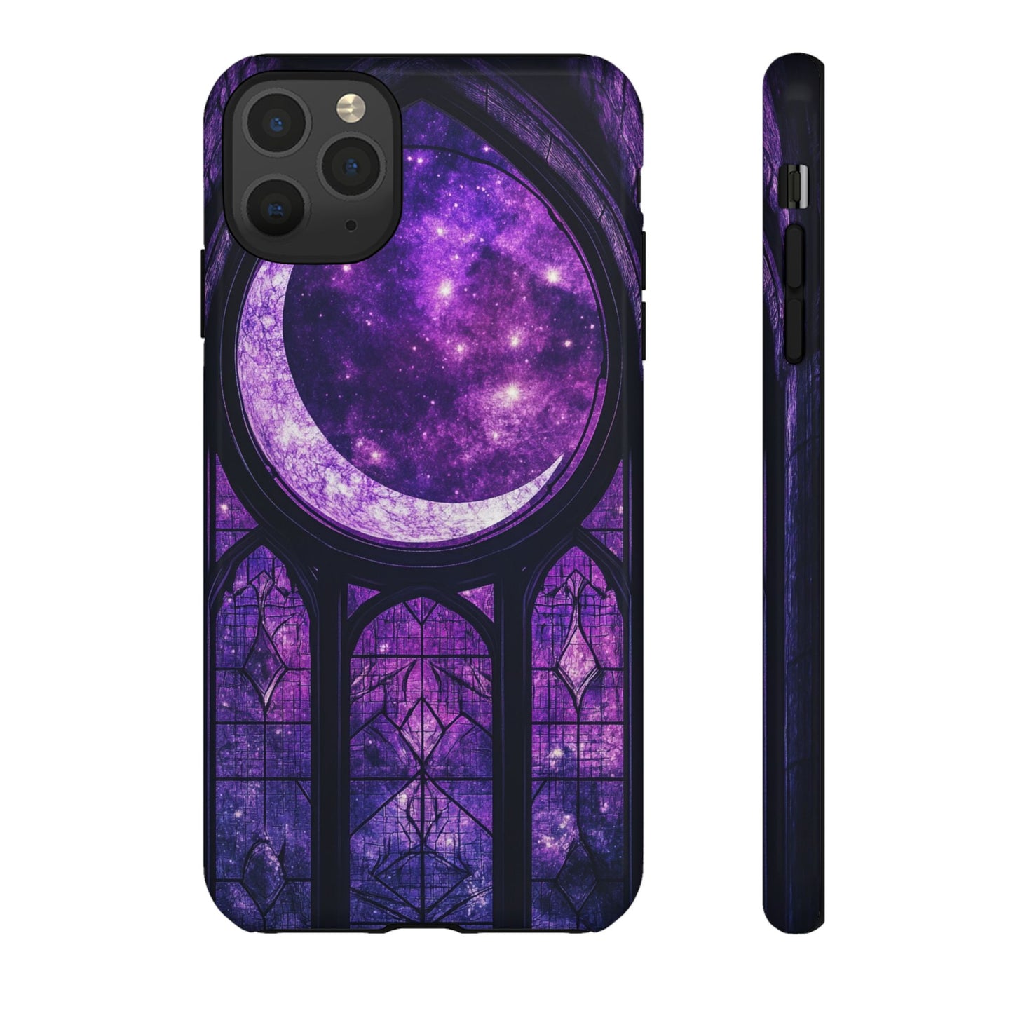Purple Gothic Stained Glass Phone Cases