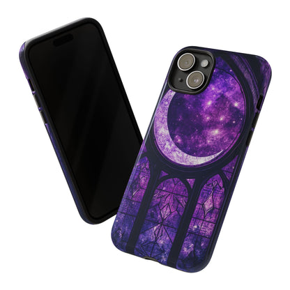Purple Gothic Stained Glass Phone Cases