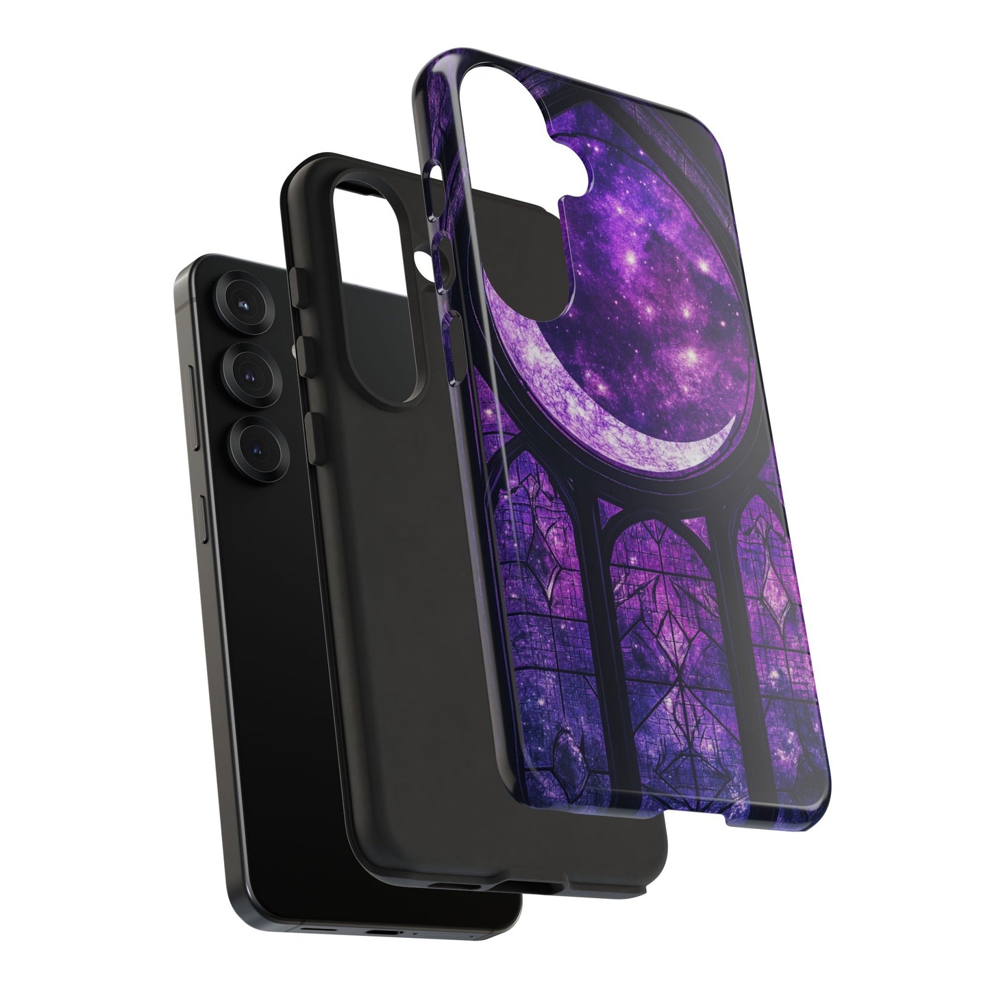 Purple Gothic Stained Glass Phone Cases