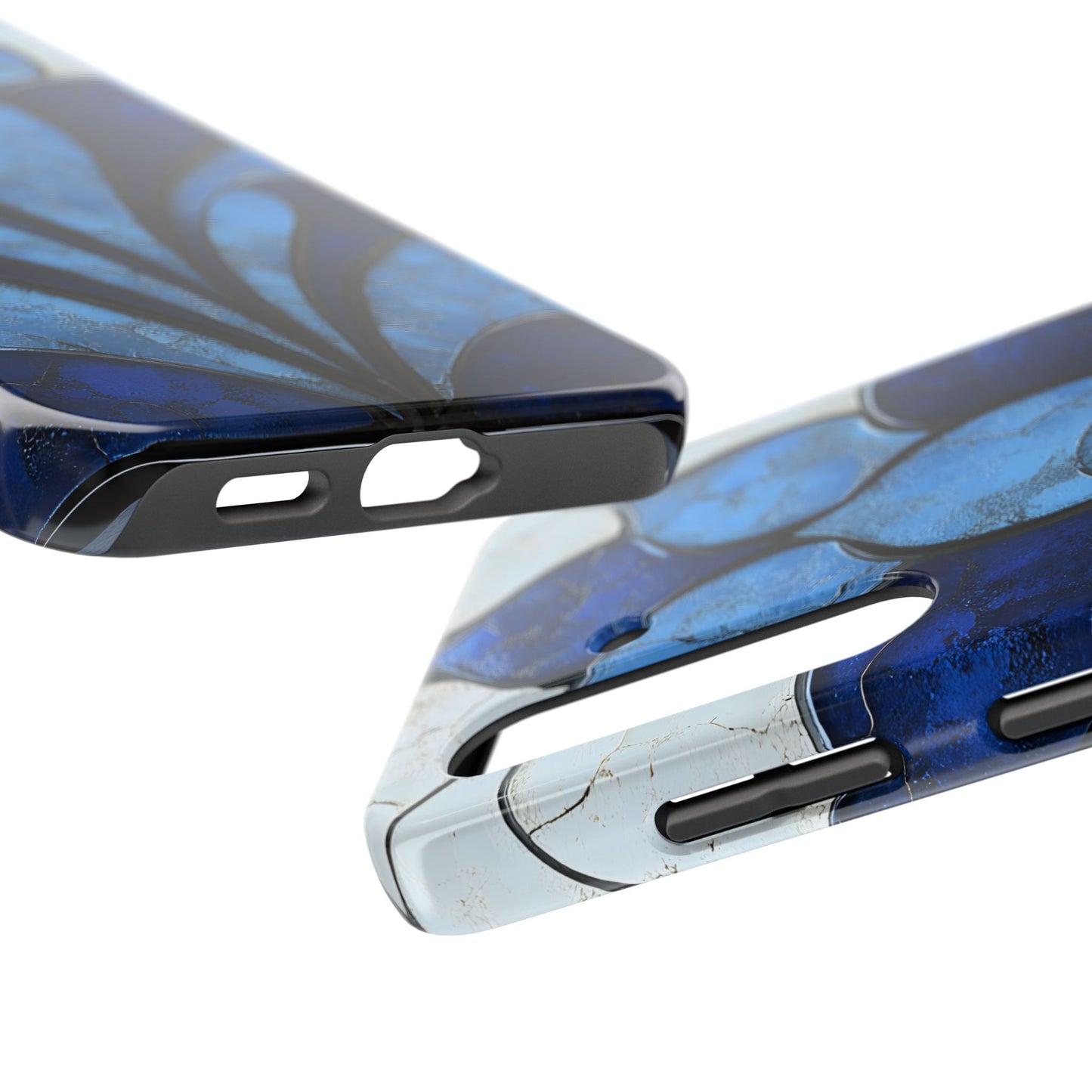 Blue Sapphire Art Deco Tough Phone Case