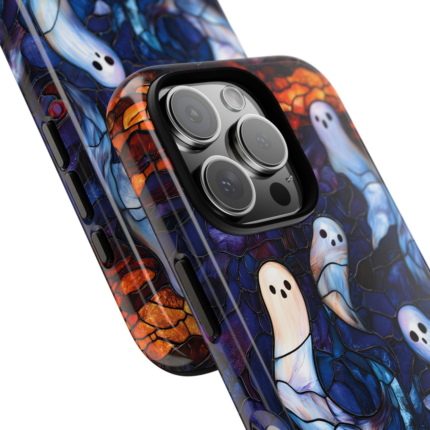 Stained Glass Ghosts Tough Phone Cases