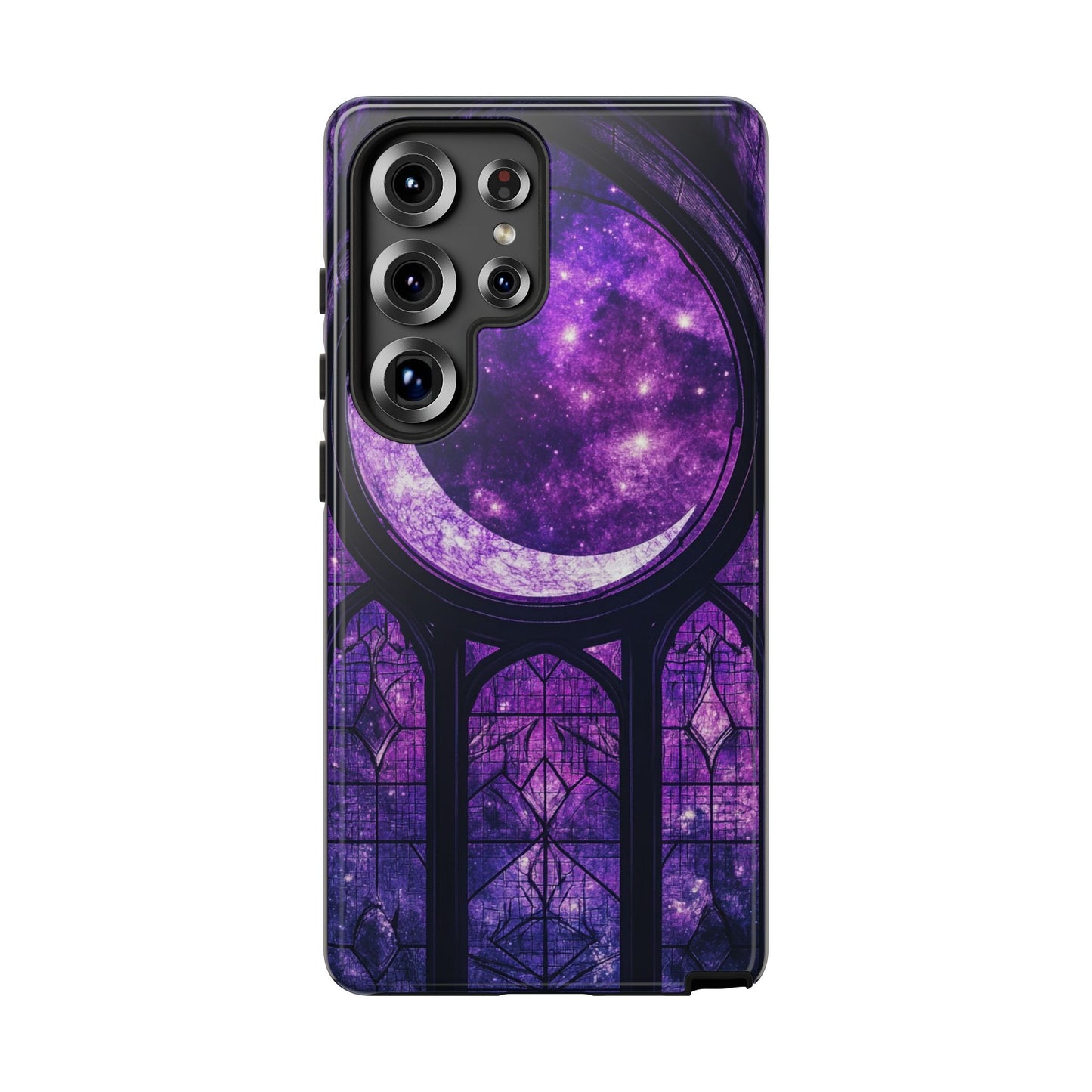 Purple Gothic Stained Glass Phone Cases
