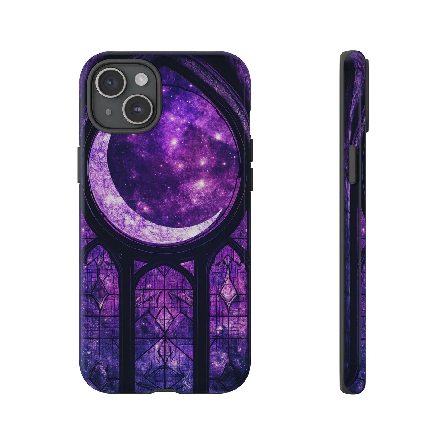 Purple Gothic Stained Glass Phone Cases