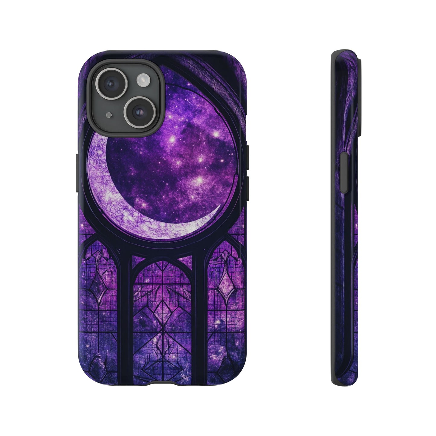 Purple Gothic Stained Glass Phone Cases
