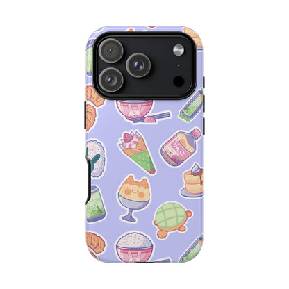 Periwinkle Tough Phone Case - Kawaii Japanese Snacks