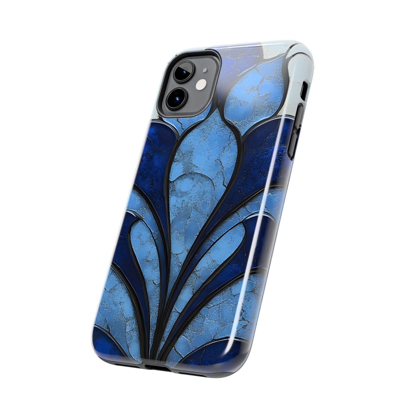 Blue Sapphire Art Deco Tough Phone Case