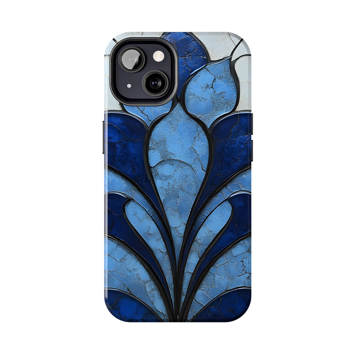 Blue Sapphire Art Deco Tough Phone Case