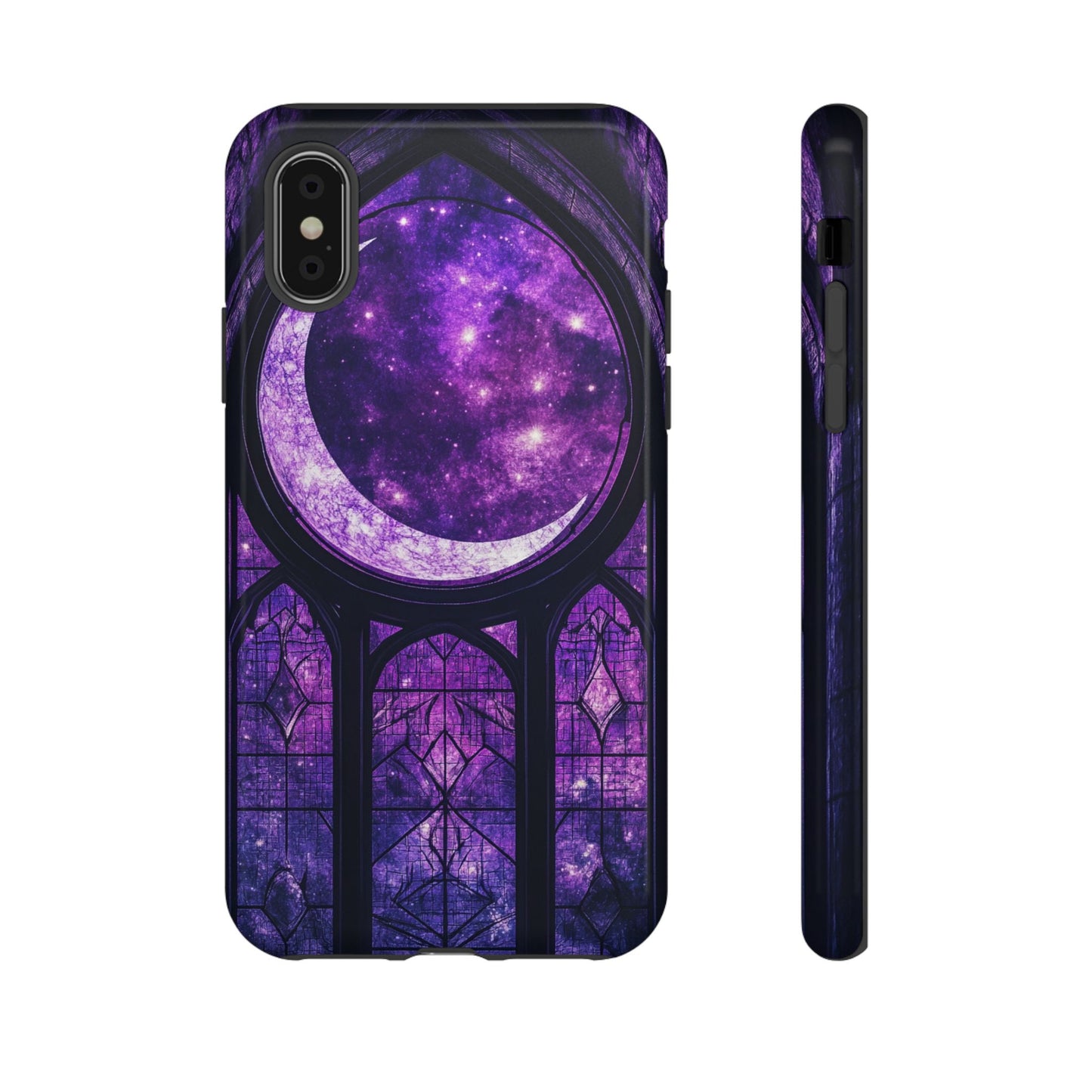 Purple Gothic Stained Glass Phone Cases