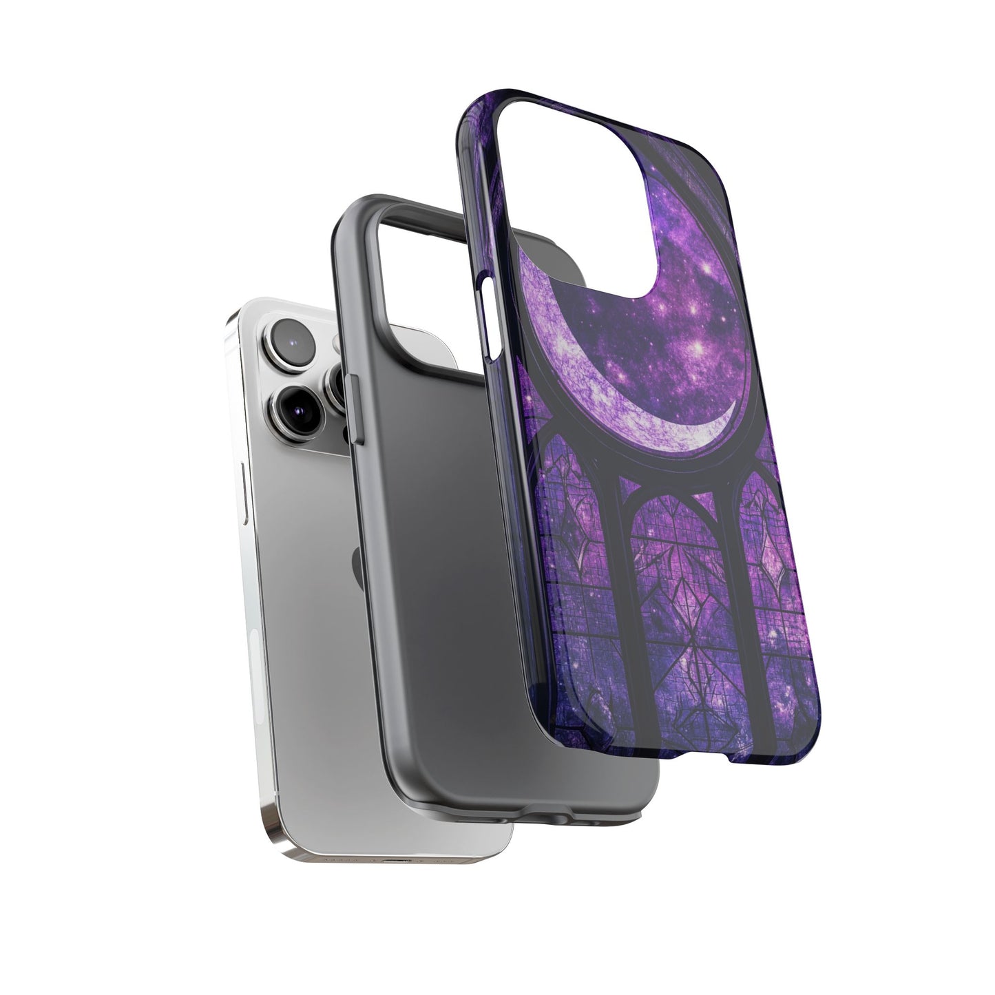 Purple Gothic Stained Glass Phone Cases