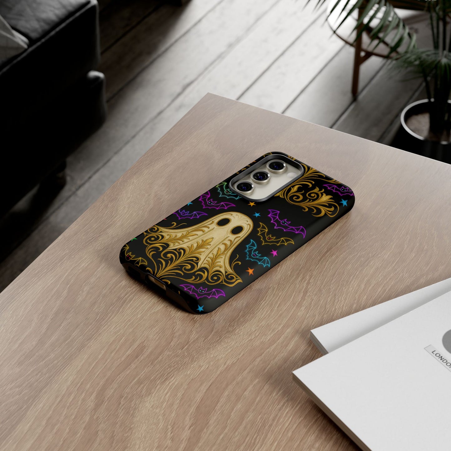 Ghost Phone Cases With Tiny Bats