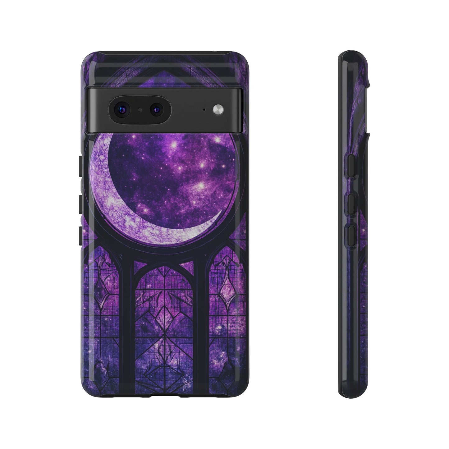 Purple Gothic Stained Glass Phone Cases