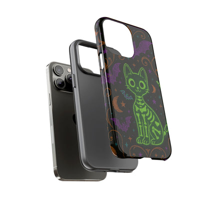 Skeleton Cat Phone Case