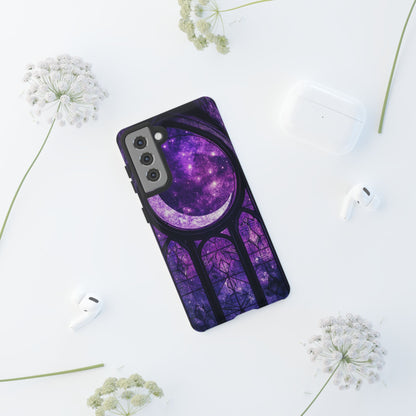 Purple Gothic Stained Glass Phone Cases