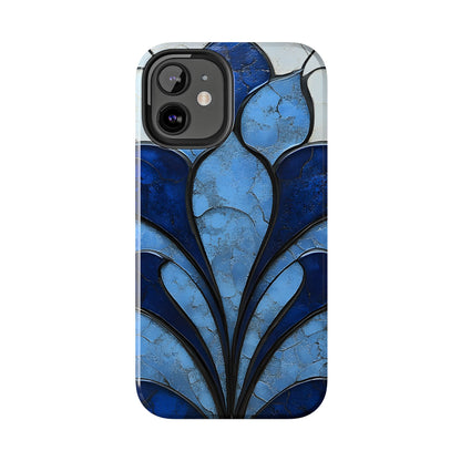 Blue Sapphire Art Deco Tough Phone Case