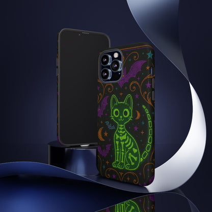 Skeleton Cat Phone Case