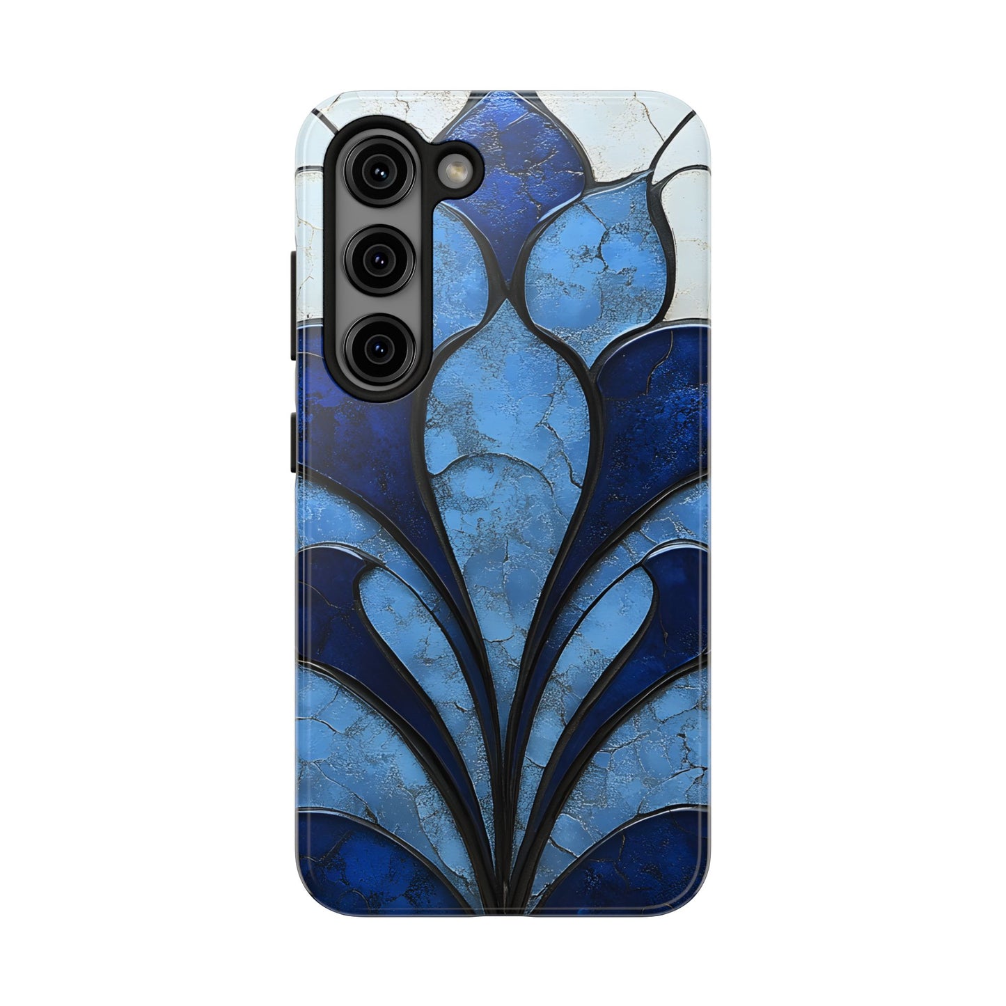 Blue Sapphire Art Deco Tough Phone Case