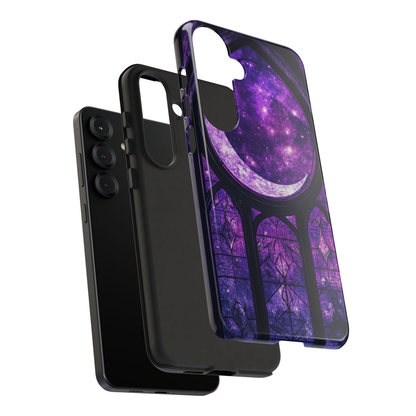 Purple Gothic Stained Glass Phone Cases