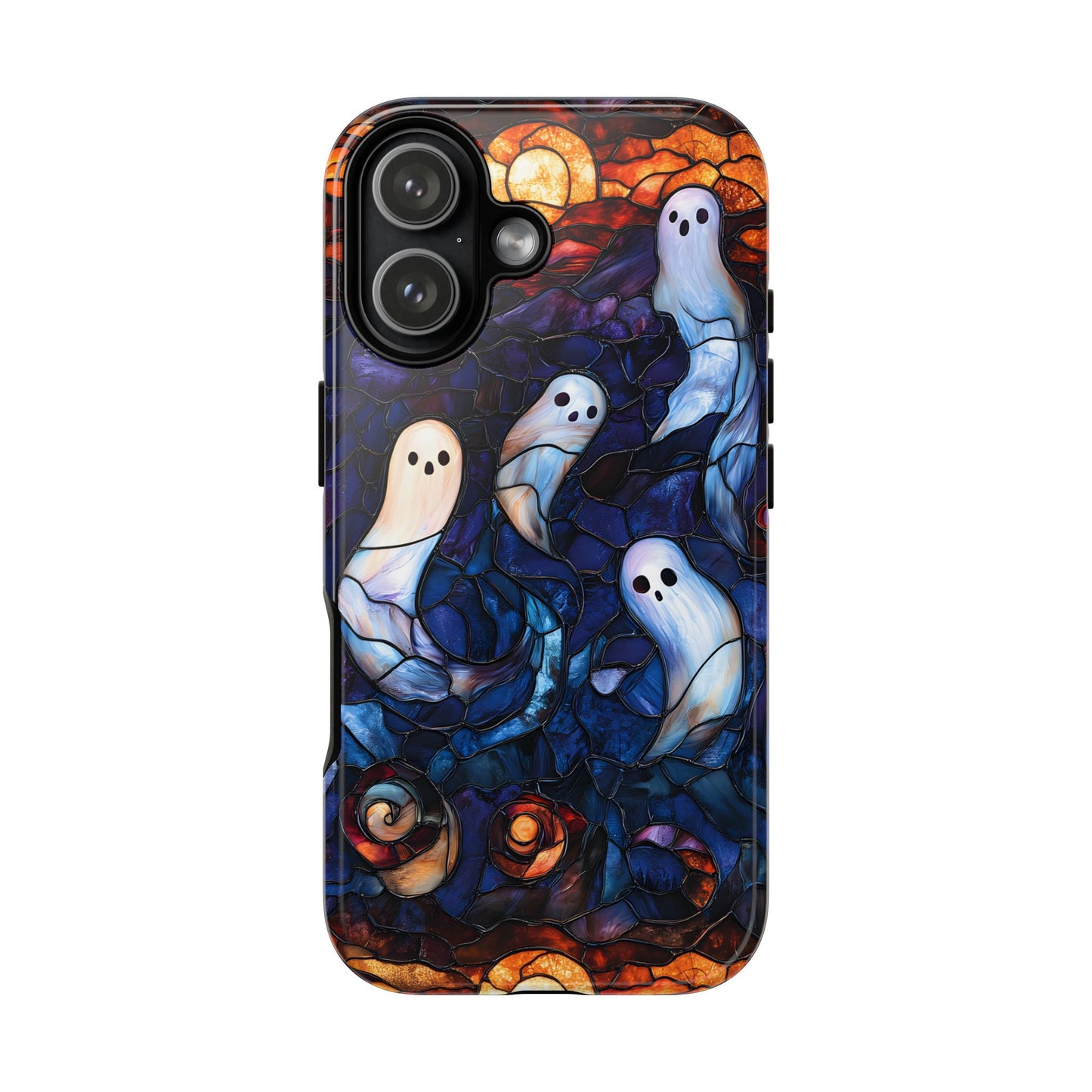 Stained Glass Ghosts Tough Phone Cases
