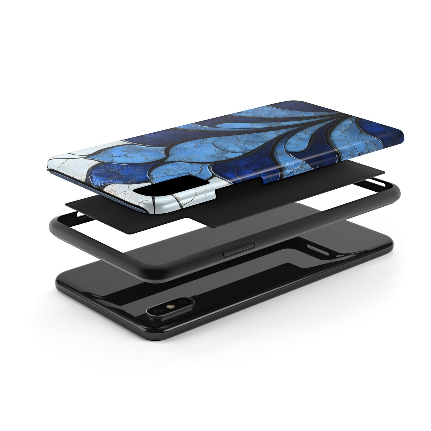 Blue Sapphire Art Deco Tough Phone Case