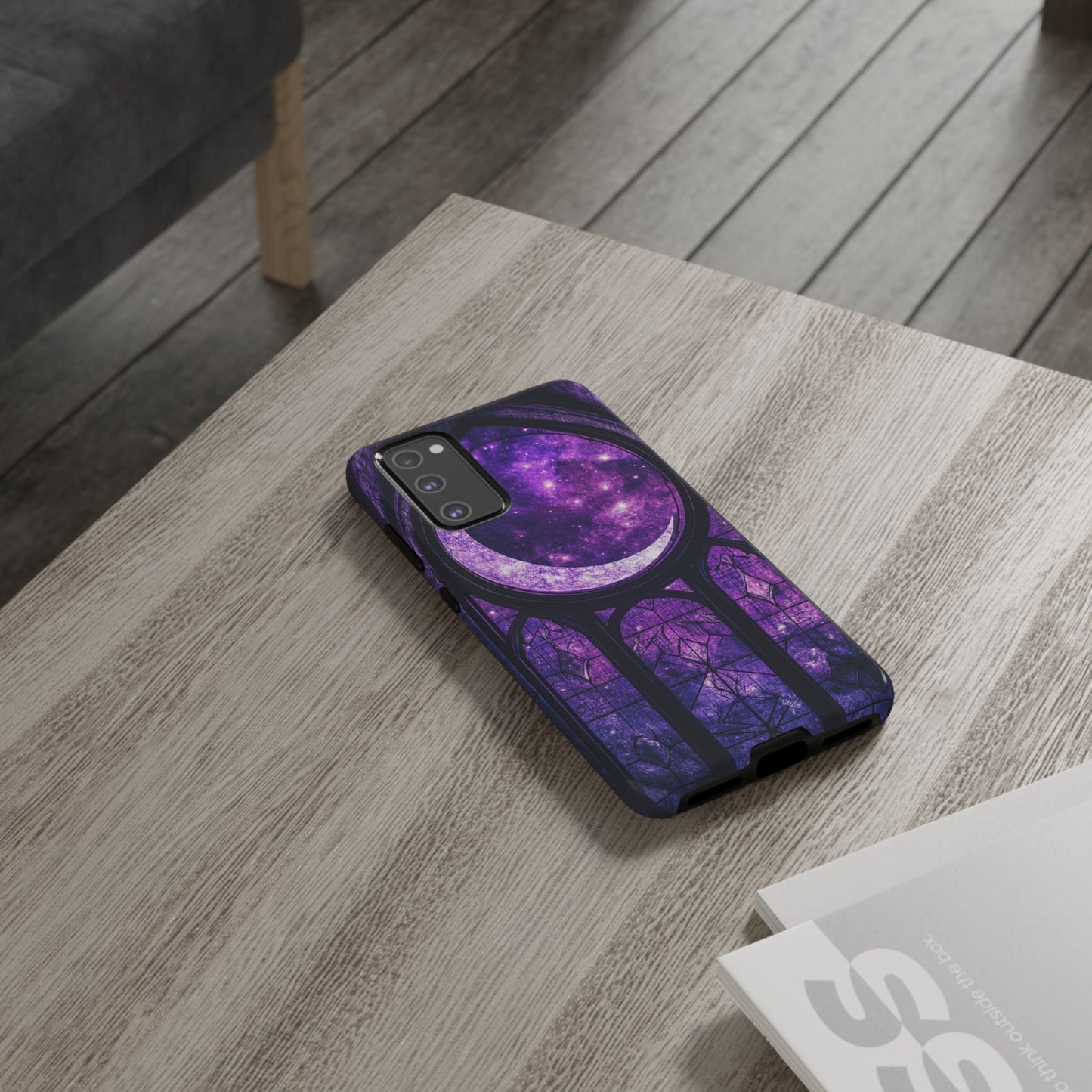 Purple Gothic Stained Glass Phone Cases