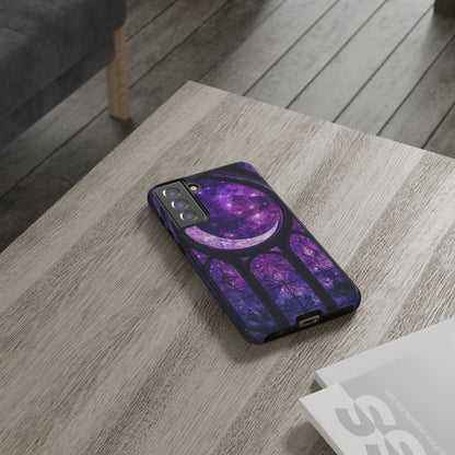 Purple Gothic Stained Glass Phone Cases