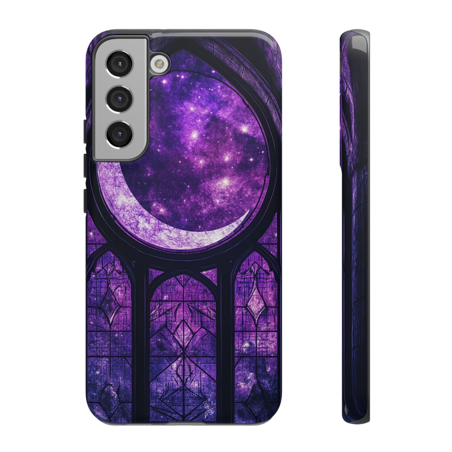 Purple Gothic Stained Glass Phone Cases