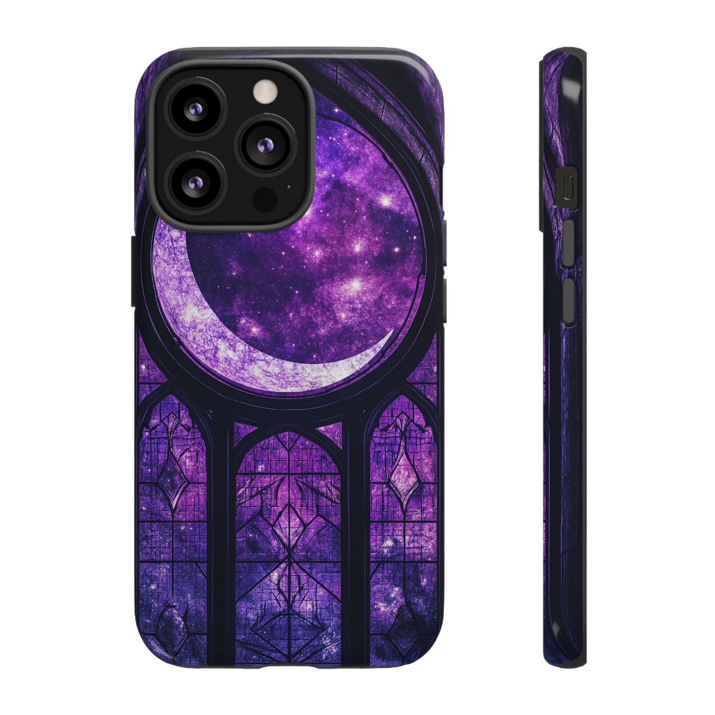 Purple Gothic Stained Glass Phone Cases