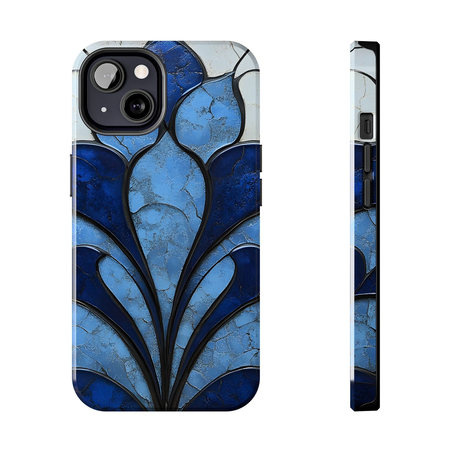 Blue Sapphire Art Deco Tough Phone Case