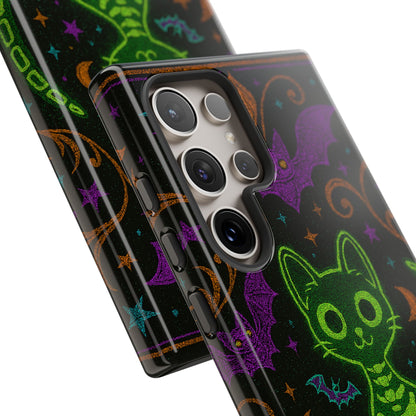 Skeleton Cat Phone Case