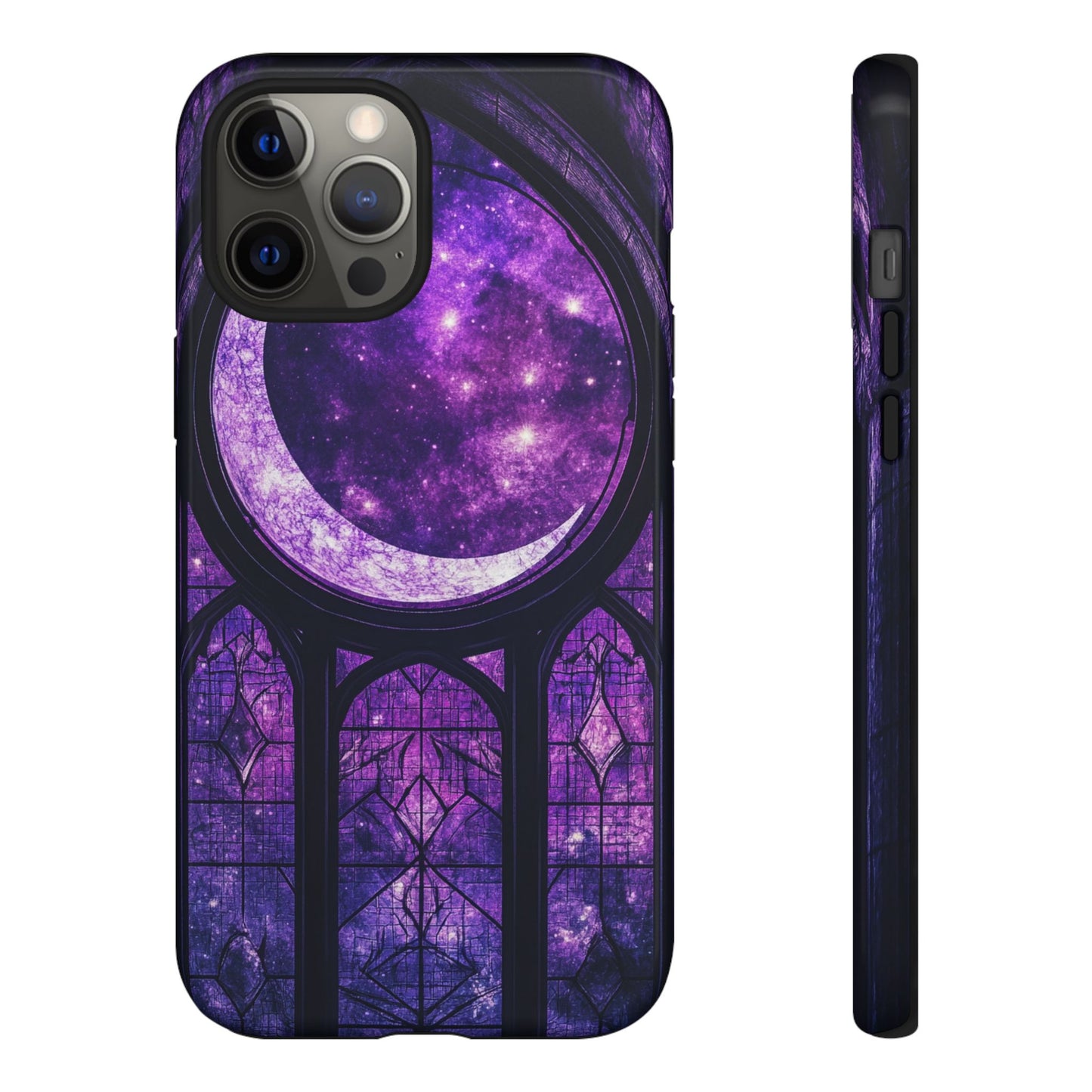 Purple Gothic Stained Glass Phone Cases