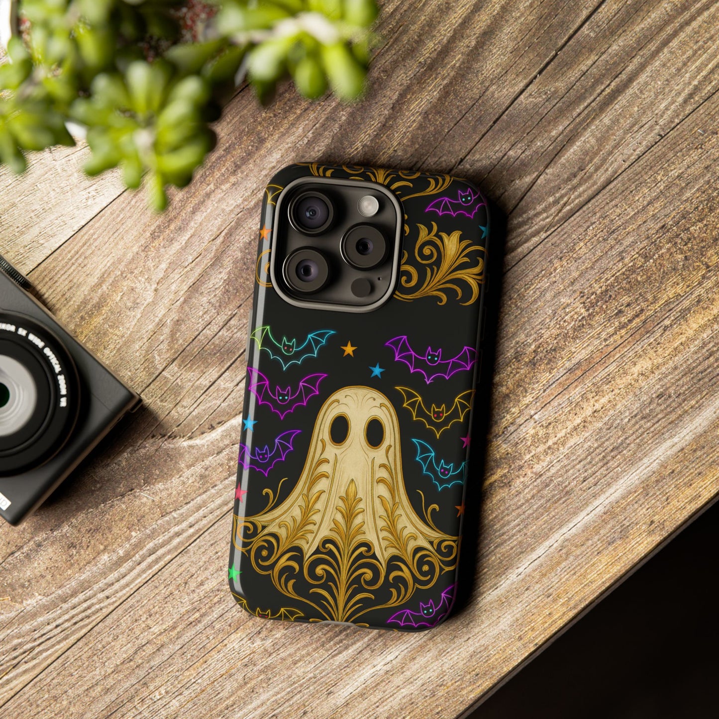 Ghost Phone Cases With Tiny Bats