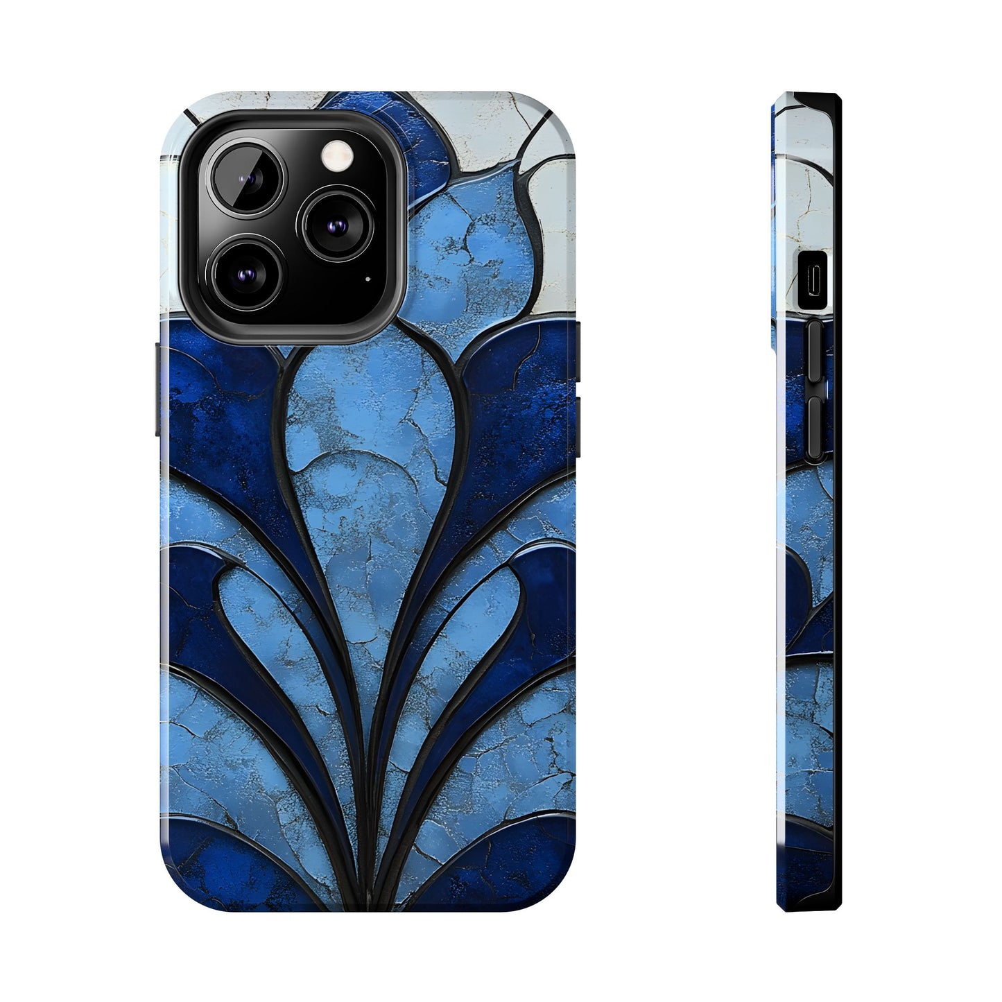 Blue Sapphire Art Deco Tough Phone Case