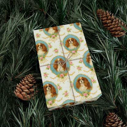 Gift Wrapping Paper - King Charles Spaniels