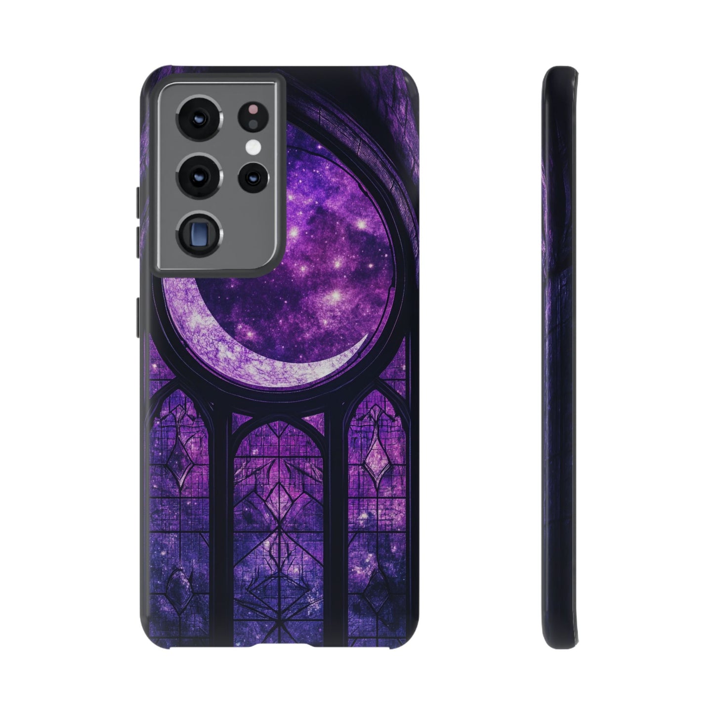 Purple Gothic Stained Glass Phone Cases