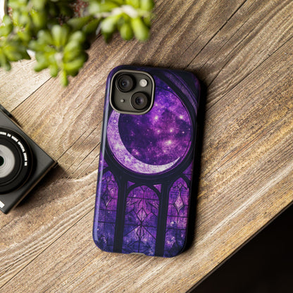 Purple Gothic Stained Glass Phone Cases