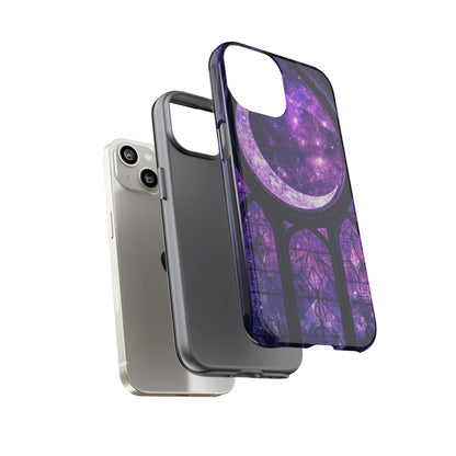 Purple Gothic Stained Glass Phone Cases