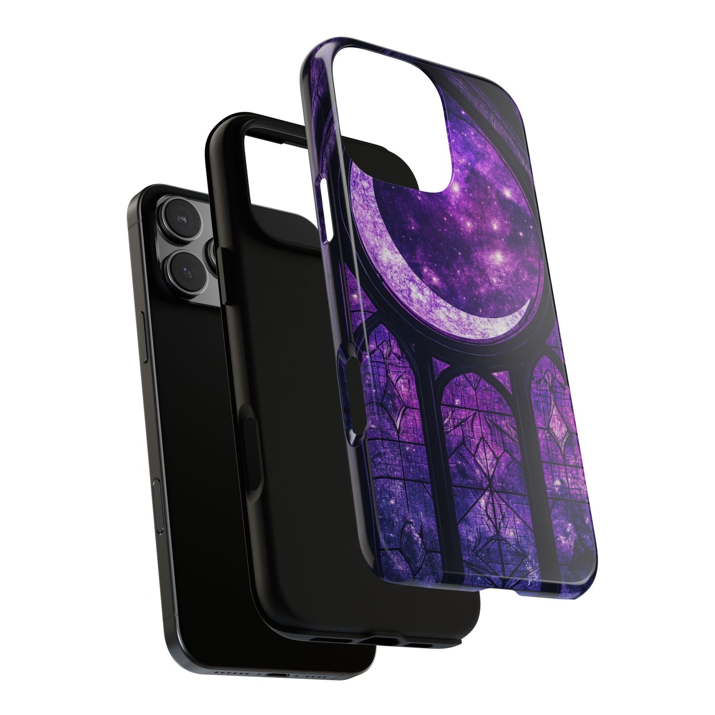 Purple Gothic Stained Glass Phone Cases