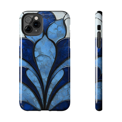 Blue Sapphire Art Deco Tough Phone Case