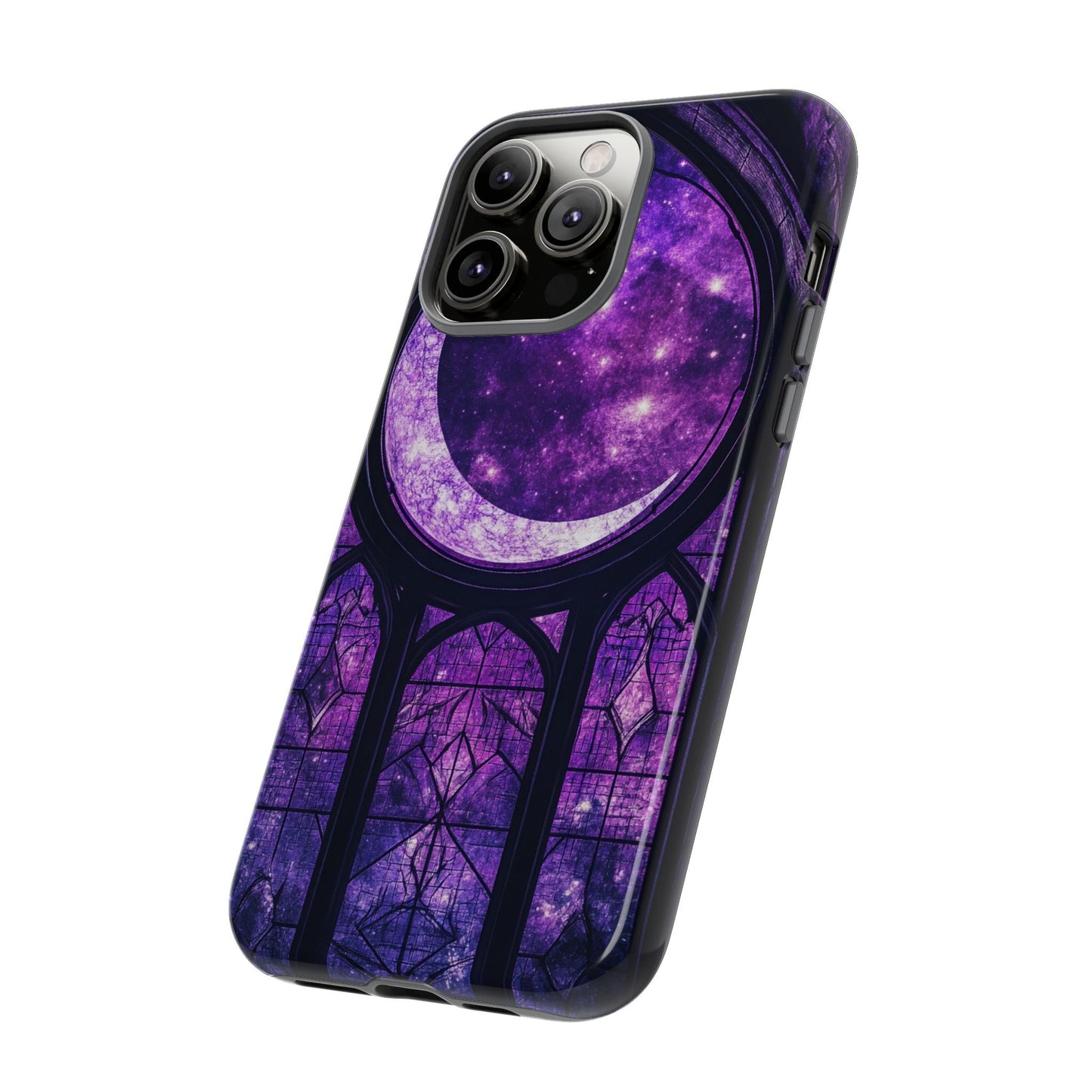 Purple Gothic Stained Glass Phone Cases