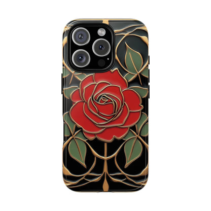 Phone Cases- Vintage Rose Art Nouveau Aesthetic