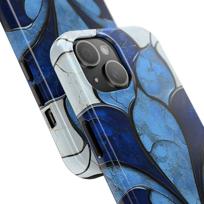 Blue Sapphire Art Deco Tough Phone Case