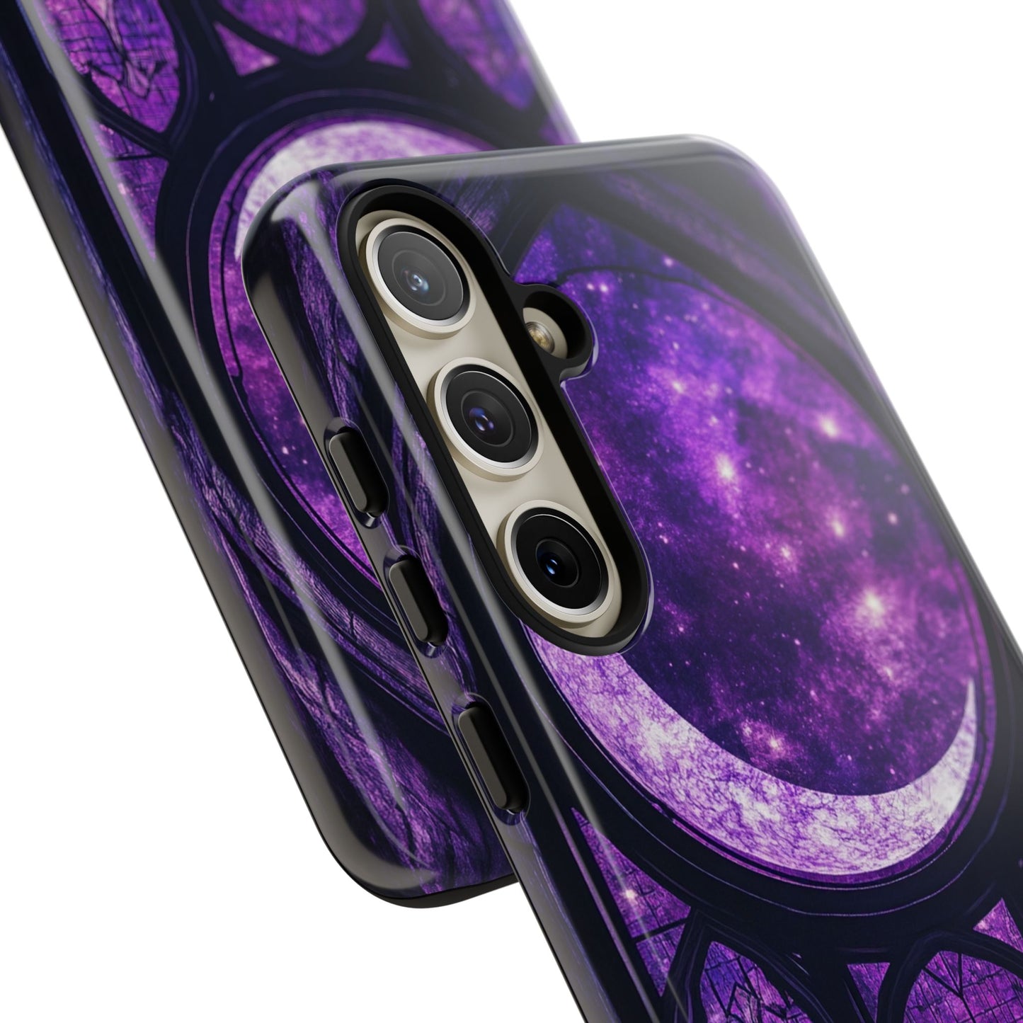 Purple Gothic Stained Glass Phone Cases